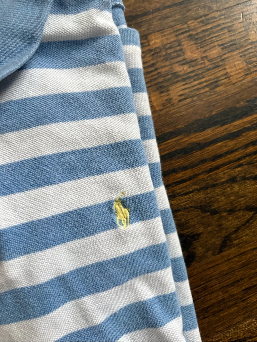 Polo by Ralph Lauren Little Boys Blue & White Striped Polo Shirt XL 18/20